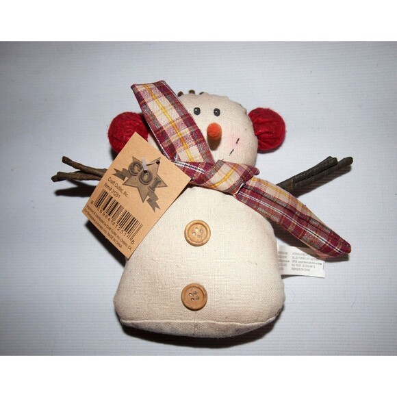 COI 7” Cute Snowman NWT - Picture 1 of 3